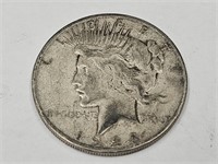 1923 S Peace SIlver Dollar Coin