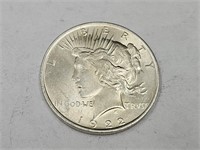 1922 Peace Silver Dollar Coin