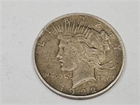 1922 D Peace Silver Dollar Coin