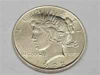 1922 Peace Silver Dollar Coin