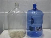 Glass & Plastic 5 Gallon Water Jugs
