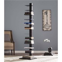 Spine Tower Shelf in Black