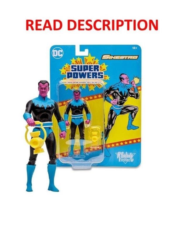 Super Powers 5 In Figures Wave 6- Sinestro - White