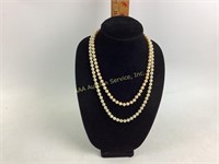 (2) Cultured Pearl Necklaces.