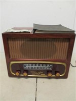 Vintage Spartan Tube Radio w/ Spartan Sales