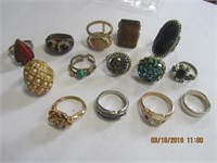 14 Costume Rings