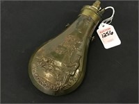 Vintage Copper & Brass Powder Flask