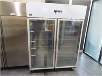 2 Door ShowCase Mobile Fridge/Freezer