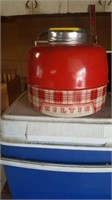 Igloo Cooler and Kiltie picnic jug