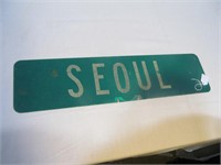 Seoul Street Sign