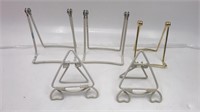 Small Display Easels - Coated Metal