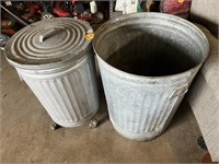 (2) Trash Cans