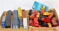 Vintage Toys:  Railroad Cars and Engines