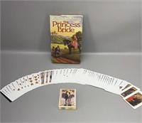 The Princess Bride Book and playing cards