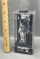 MTV astronaut fig pin moon person