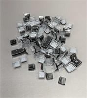 Set of clear gaming keycaps