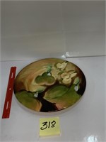 13" Round Plate with fruit (pears)