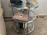 Endtable with Glass Shelves
