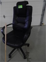 Office chair; swivels; adjustable height