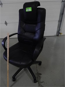 Office chair; swivels; adjustable height