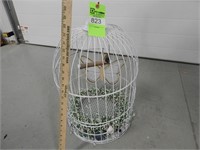 Decorated bird cage