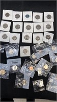 Collection of proof and uncirculated coins