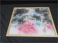 FRAMED ORIENTAL PICTURE LIU KUO-SUNG