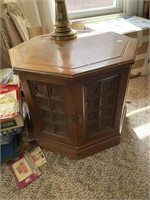 OCTAGON SHAPED END TABLE (25" X 25" X 20")