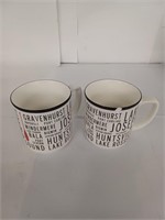 FINAL SALE (WITH CHIP)-2 PIECES MUG