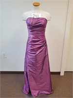 Women's Purple Evening Gown - Size 6