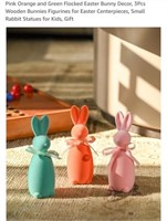 MSRP $10 3 Pcs Bunny Figures