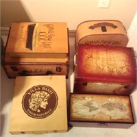 Lot of Decorative Wooden Boxes/Chests