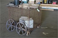 Metal Crate Approx 40"x32"x36", Ground Sentry 120v