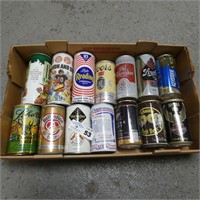 Assorted Advertising Beer Cans
