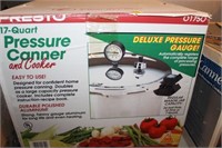 PRESTO 17 QT. PRESSURE CANNER/COOKER ORIGINAL BOX