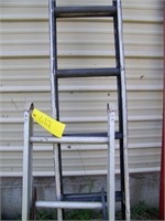 (2) Small Extension Ladders 8' & 4'