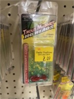 9   5-PACKS TROUT MAGNET JIG HEADS