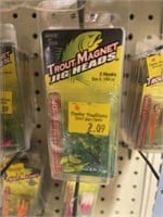 8   5-PACKS TROUT MAGNET JIG HEADS