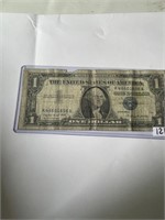 1957 A Series $1 Silver Certificate Bill VG Grade