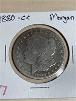 1880-CC Morgan dollar