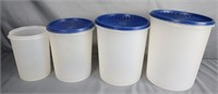 Vintage Tupperware canister set ~4~ w/ lids