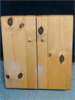 Solid pine cabinet 21" x 4" x 24"H