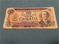 Canada $10 Bill 1971