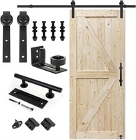 S&Z TOPHAND 36x84 Barn Door+Hardware