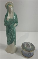 Our Lady of Fatima Music Box & Statue