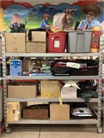 Items not picked up from previous auctions. Rack