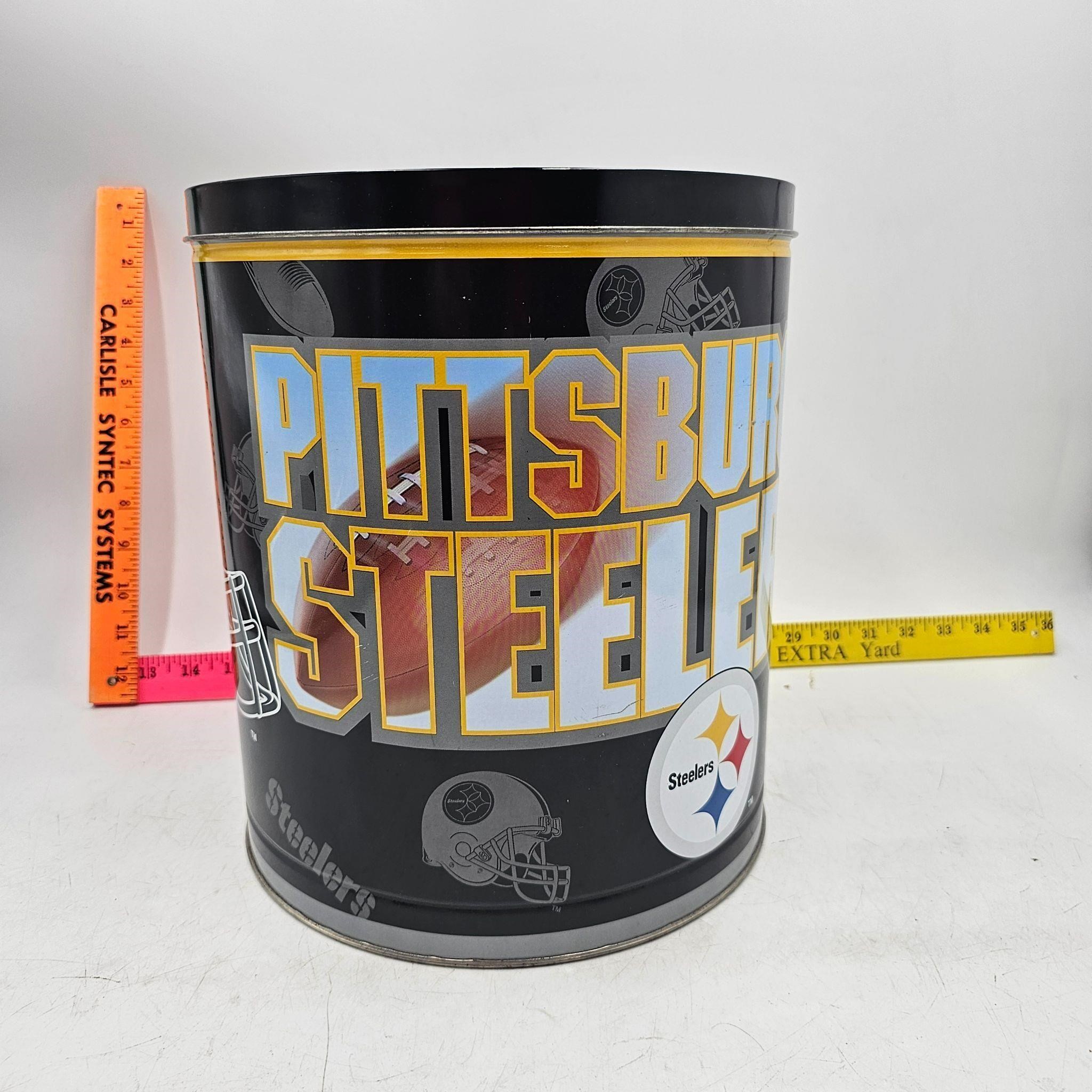 1997 Pittsburgh Steelers Popcorn Tin
