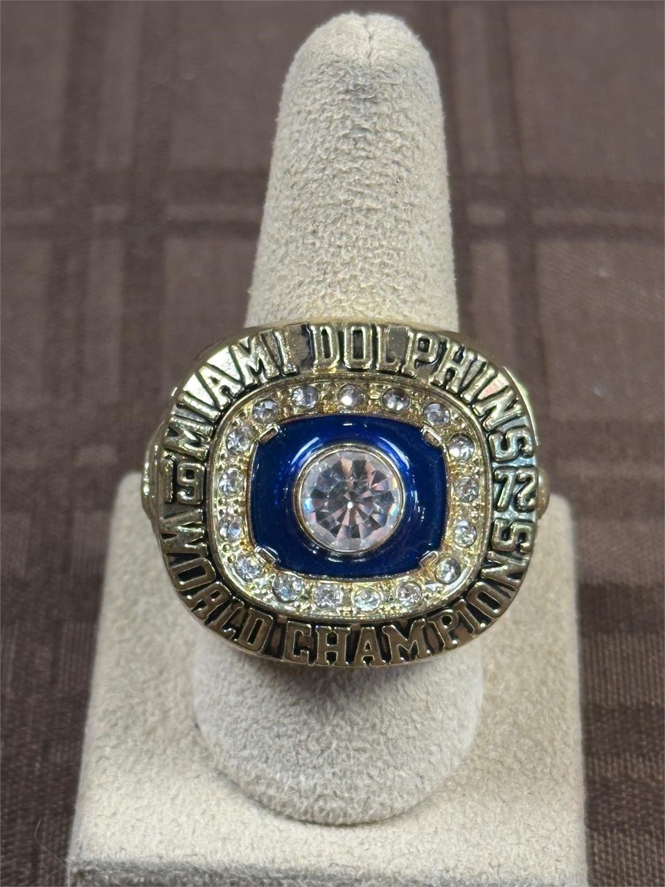 1972 Miami Dolphins Super Bowl Replica Ring Scott