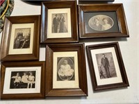 Grouping of 7 vintage pictures