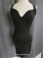 NWT Wow Couture Body Con Black Dress Medium